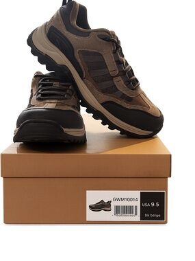 GW Men's Dark Beige Trail Runner Sneakers
